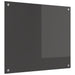 Panou de bucătărie Gri închis 70 x 60 cm sticlă securizată - WALTI WALTI