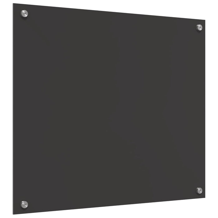 Panou de bucătărie Gri închis 70 x 60 cm sticlă securizată - WALTI WALTI