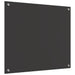Panou de bucătărie Gri închis 70 x 60 cm sticlă securizată - WALTI WALTI