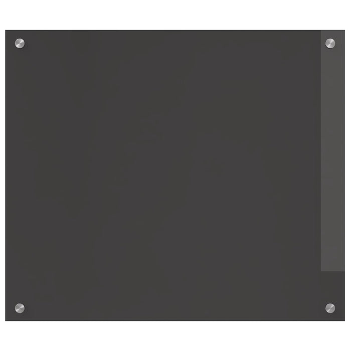 Panou de bucătărie Gri închis 70 x 60 cm sticlă securizată - WALTI WALTI