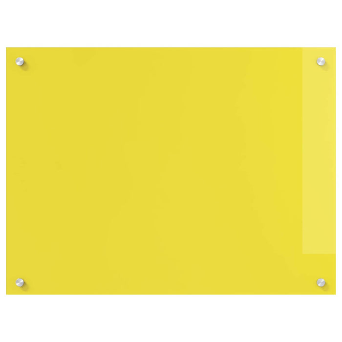 Panou de bucătărie Galben 80 x 60 cm sticlă securizată WALTI