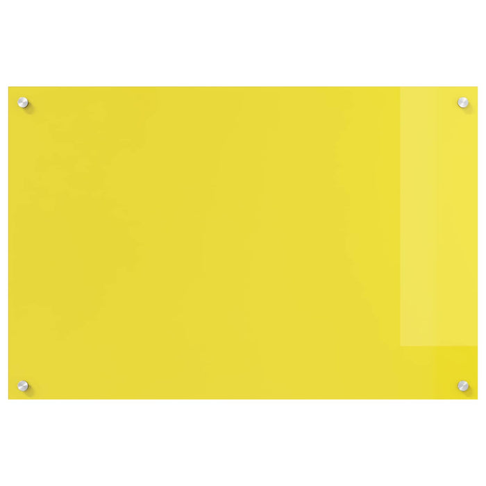 Panou de bucătărie Galben 90 x 60 cm sticlă securizată WALTI