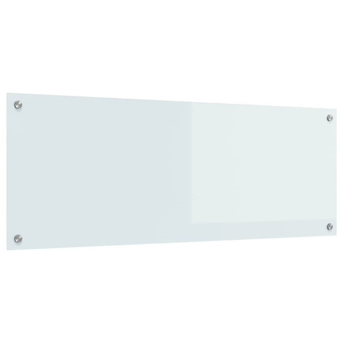 Spate de bucătărie Alb 110 x 40 cm sticlă securizată - WALTI WALTI