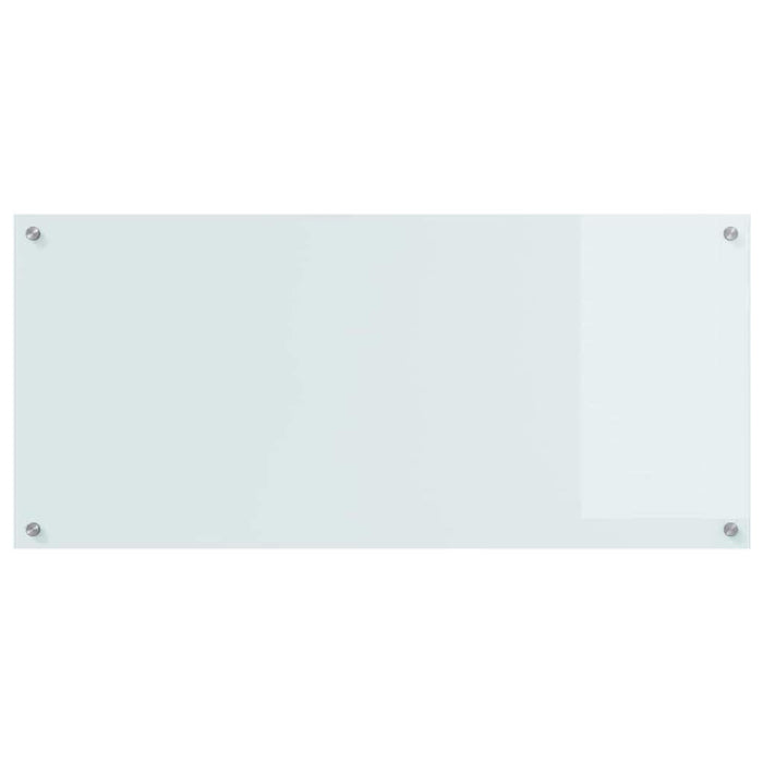 Spate de bucătărie Alb 110 x 50 cm sticlă securizată - WALTI WALTI