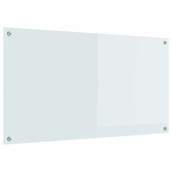 Spate de bucătărie Alb 110 x 60 cm sticlă securizată - WALTI WALTI