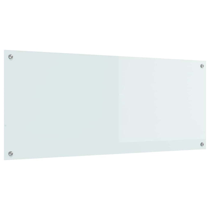 Panou de bucătărie Alb 120 x 50 cm sticlă securizată WALTI