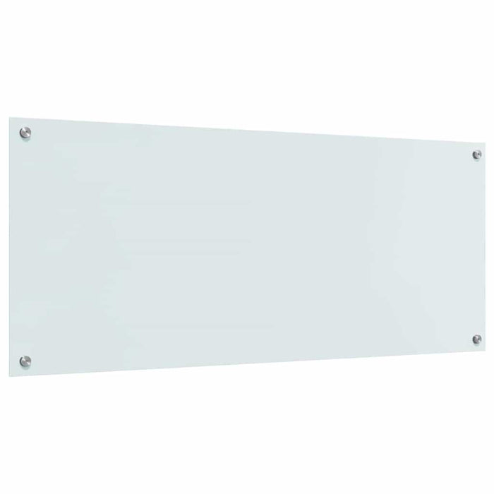 Panou de bucătărie Alb 120 x 50 cm sticlă securizată WALTI