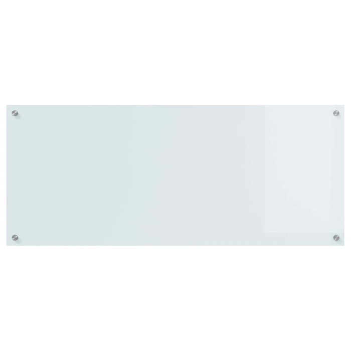 Panou de bucătărie Alb 120 x 50 cm sticlă securizată WALTI