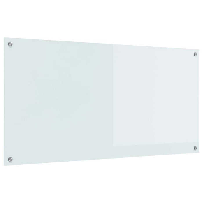 Panou de bucătărie Alb 120 x 60 cm sticlă securizată WALTI
