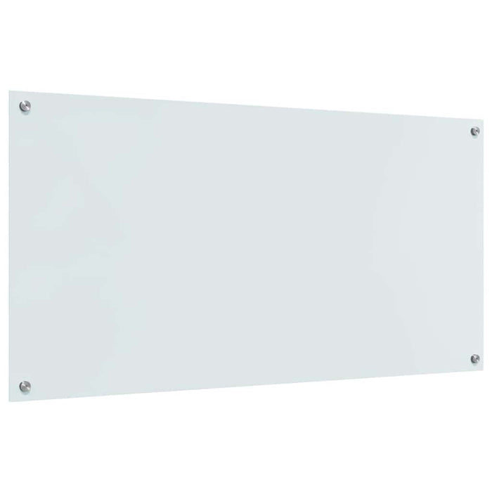 Panou de bucătărie Alb 120 x 60 cm sticlă securizată WALTI
