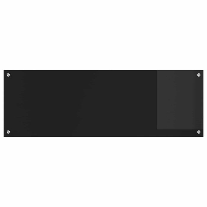 Panou de bucătărie Negru 120 x 40 cm sticlă securizată WALTI