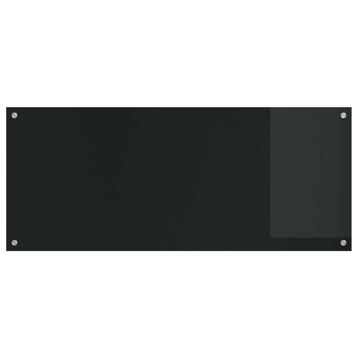 Panou de bucătărie Negru 120 x 50 cm sticlă securizată WALTI