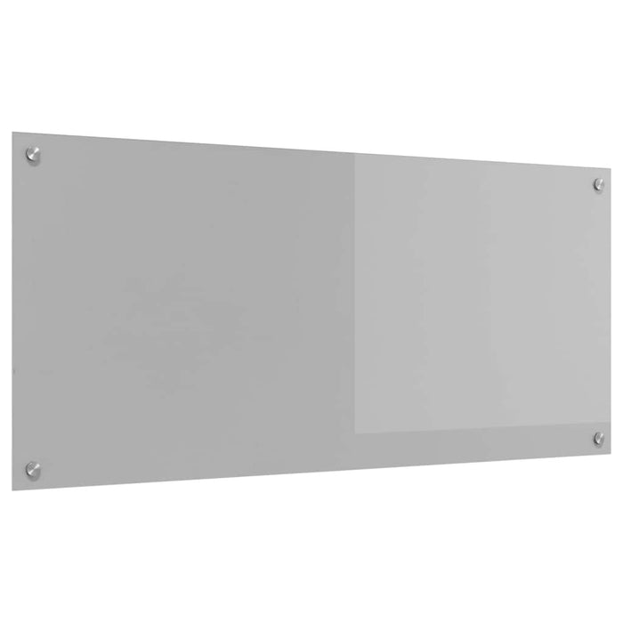 Panou de bucătărie Gri deschis 110 x 50 cm sticlă securizată WALTI
