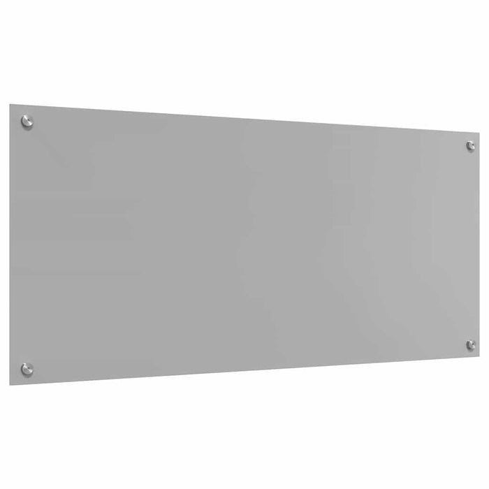 Panou de bucătărie Gri deschis 110 x 50 cm sticlă securizată WALTI