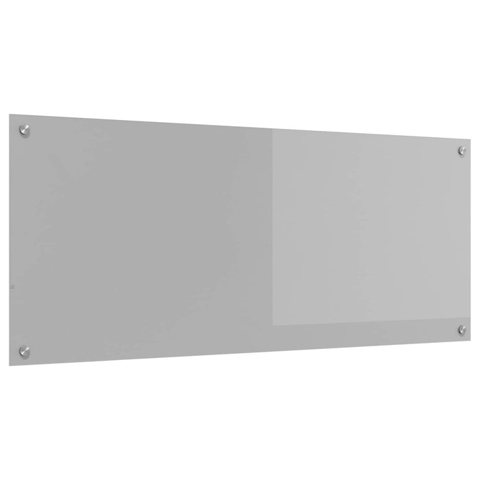 Panou de bucătărie Gri deschis 120 x 50 cm sticlă securizată WALTI