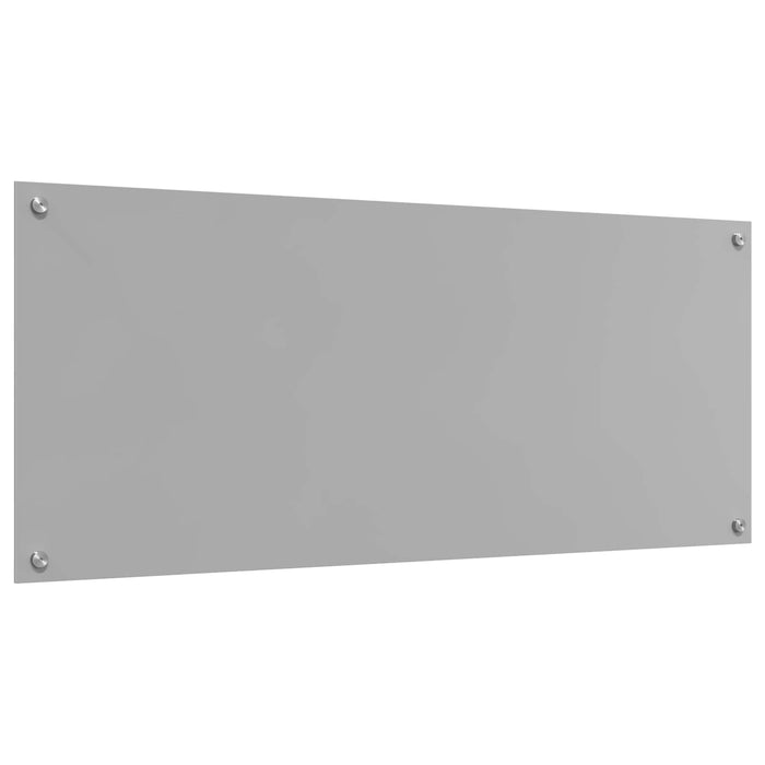Panou de bucătărie Gri deschis 120 x 50 cm sticlă securizată WALTI