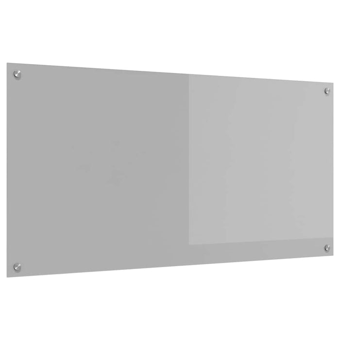 Panou de bucătărie Gri deschis 120 x 60 cm sticlă securizată WALTI