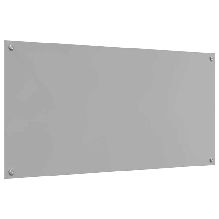 Panou de bucătărie Gri deschis 120 x 60 cm sticlă securizată WALTI