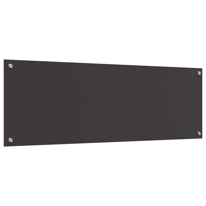 Panou de bucătărie Gri închis 120 x 40 cm sticlă securizată - WALTI WALTI