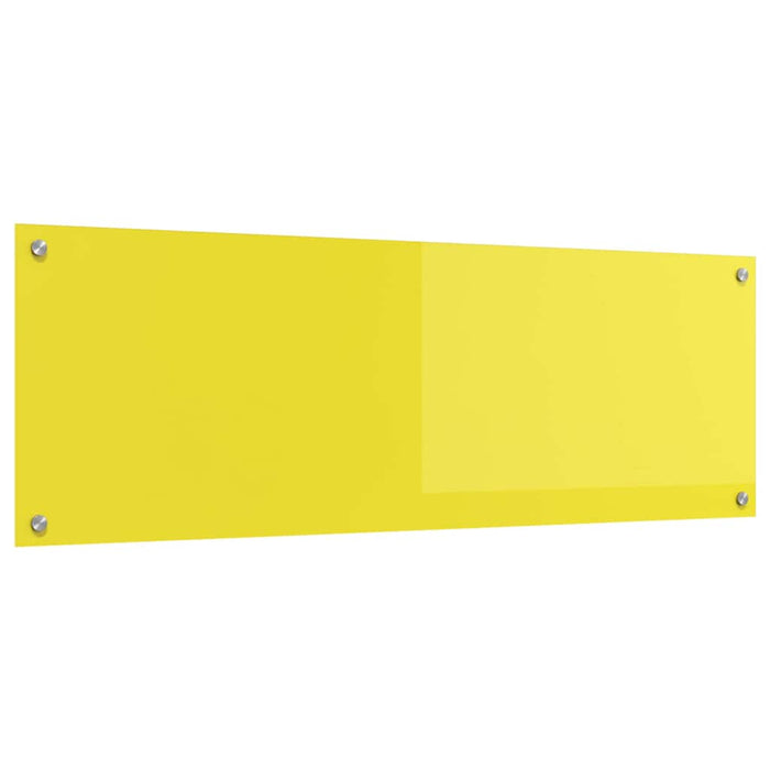 Panou de bucătărie Galben 120 x 40 cm sticlă securizată - WALTI WALTI