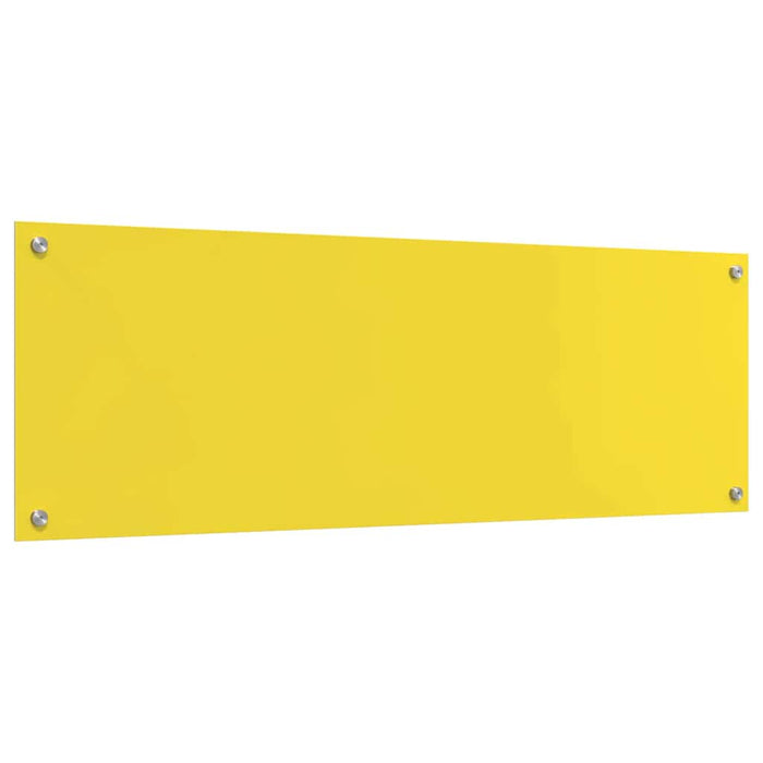 Panou de bucătărie Galben 120 x 40 cm sticlă securizată - WALTI WALTI