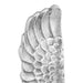 Sculptură cu Aripi Argintiu 31 x 5 x 91 cm Aluminiu - WALTI WALTI