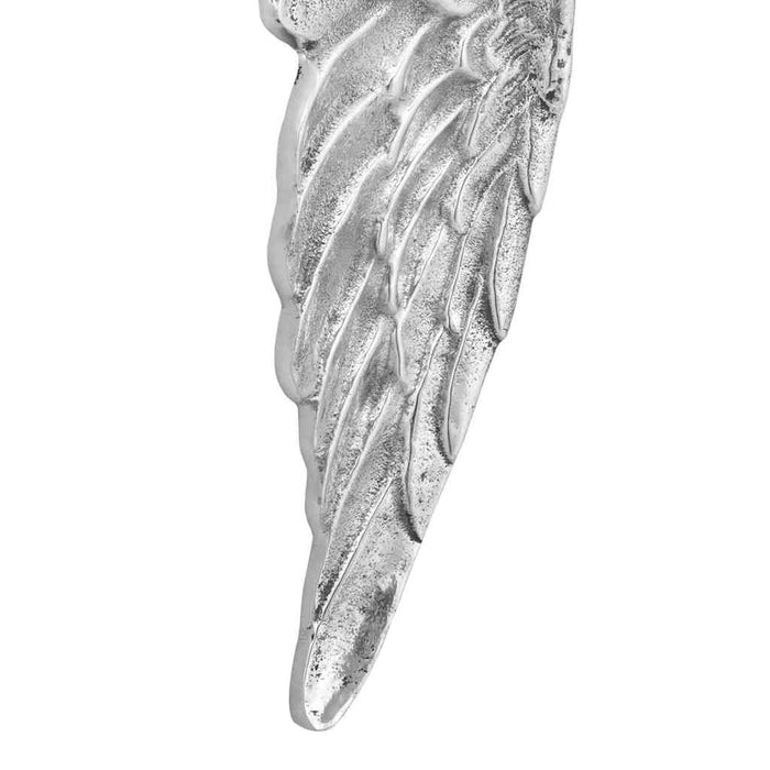 Sculptură cu Aripi Argintiu 31 x 5 x 91 cm Aluminiu - WALTI WALTI