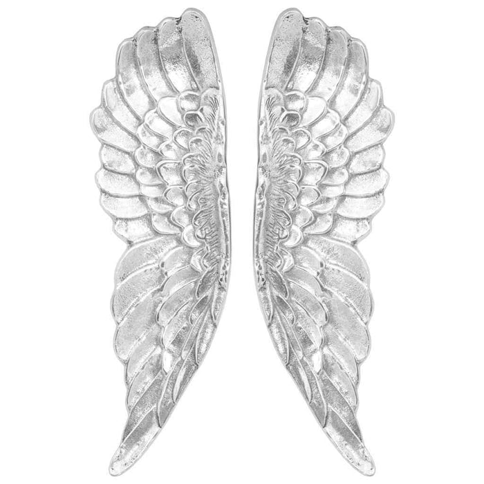 Sculptură cu Aripi Argintiu 31 x 5 x 91 cm Aluminiu - WALTI WALTI