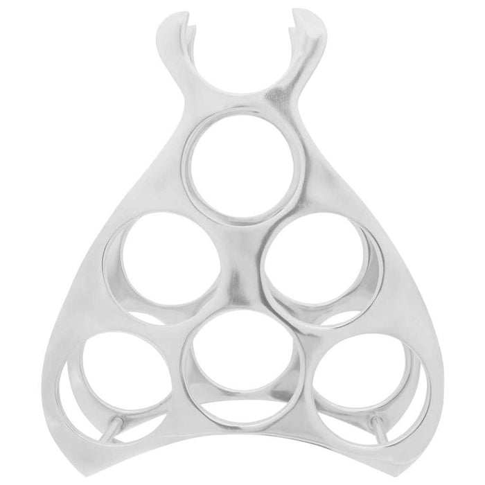 Raft pentru vin Argintiu 38 x 33 x 13 cm Aluminiu - WALTI WALTI