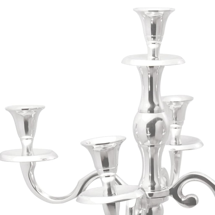 Suport pentru lumânări Argintiu 32 x 32 x 79,5 cm Aluminiu - WALTI WALTI