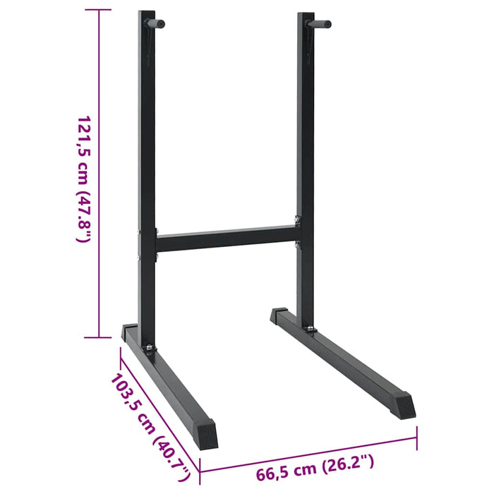 Stantă pentru flotări Negru 104 x 66.5 x 122 cm - WALTI WALTI