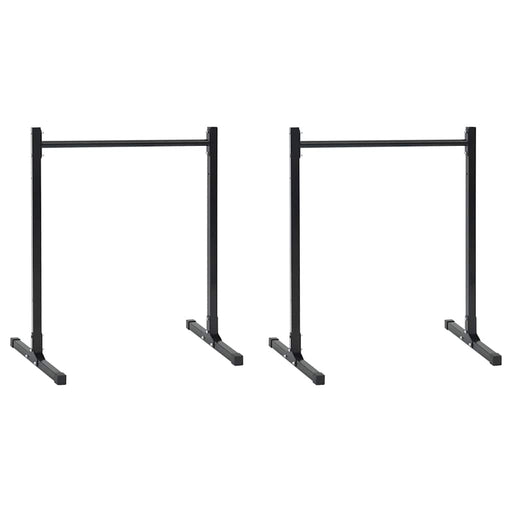 Stantă pentru flotări Manual 2 buc. Negru 55 x 90 x 104.5 cm - WALTI WALTI