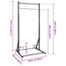 Stație pentru Tracțiuni Manual Negru 100,5 x 102 x 234,5 cm - WALTI WALTI