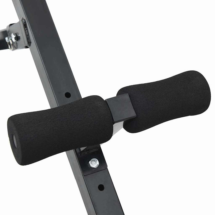 Bancă de hiperextensie Manual Negru 100,5 x 70 x 78 cm - WALTI WALTI