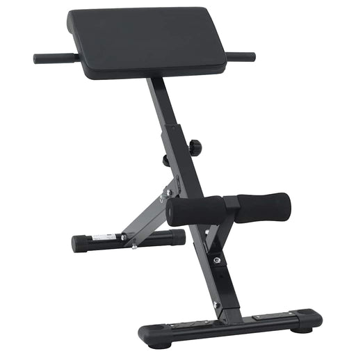 Bancă de hiperextensie Manual Negru 100,5 x 70 x 78 cm - WALTI WALTI