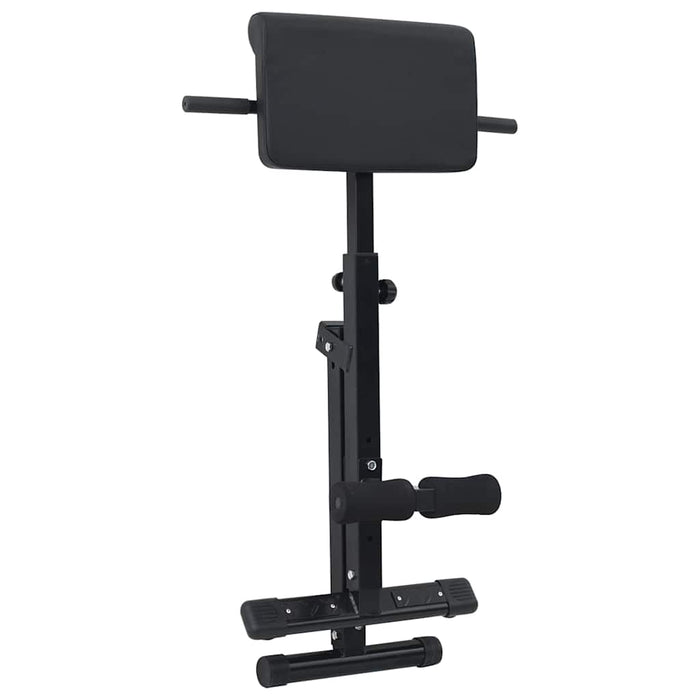 Bancă de hiperextensie Manual Negru 100,5 x 70 x 78 cm - WALTI WALTI