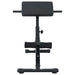 Bancă de hiperextensie Manual Negru 100,5 x 70 x 78 cm - WALTI WALTI