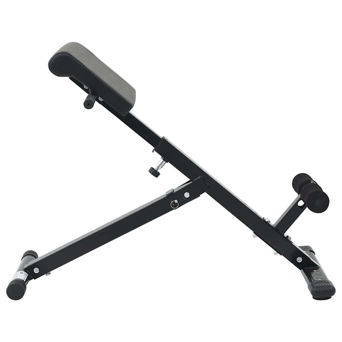 Bancă de hiperextensie Manual Negru 100,5 x 70 x 78 cm - WALTI WALTI