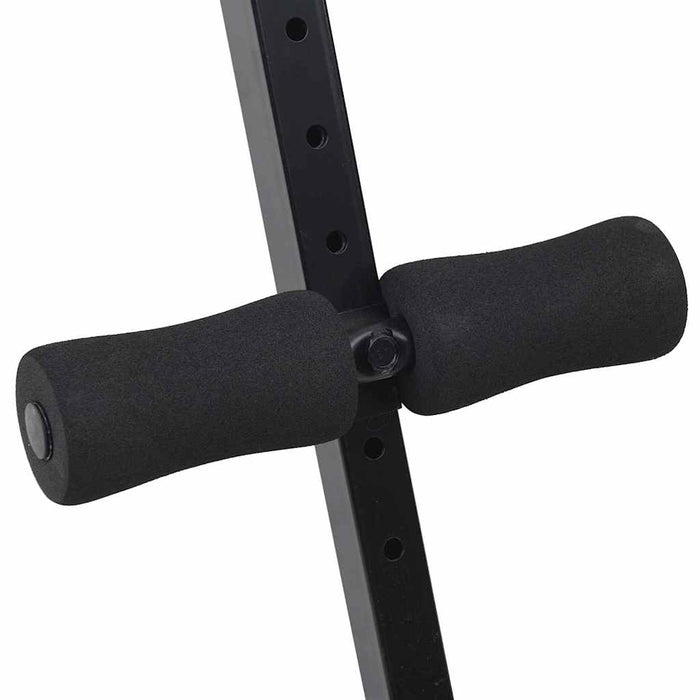 Bancă pentru abdomene Manual Negru 124 x 33,5 x 55 cm - WALTI WALTI