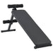 Bancă pentru abdomene Manual Negru 124 x 33,5 x 55 cm - WALTI WALTI