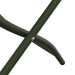 Scaun pliabil pentru grădină 2 pcs Verde 55 x 56.5 x 91cm Oțel - WALTI WALTI