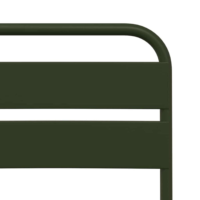 Scaun pliabil pentru grădină 2 pcs Verde 55 x 56.5 x 91cm Oțel - WALTI WALTI