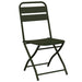 Scaun pliabil pentru grădină 2 pcs Verde 55 x 56.5 x 91cm Oțel - WALTI WALTI