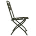 Scaun pliabil pentru grădină 2 pcs Verde 55 x 56.5 x 91cm Oțel - WALTI WALTI