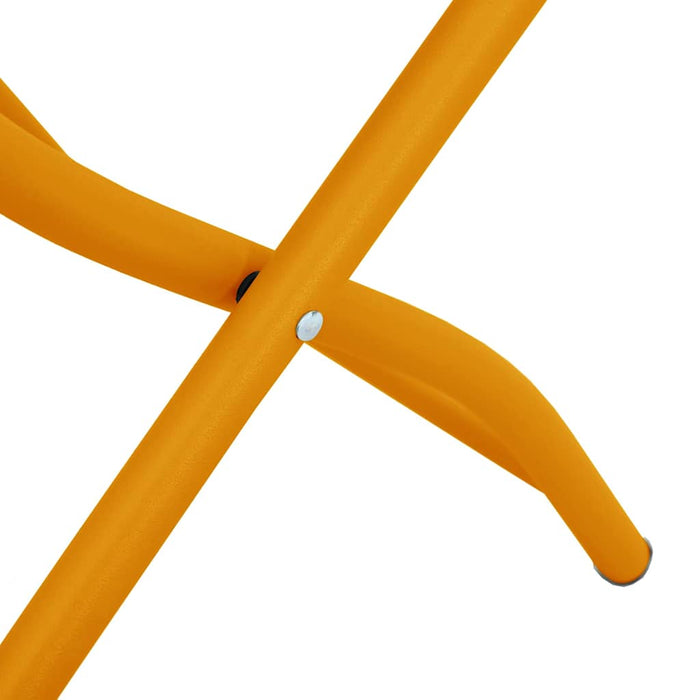 Scaun pliabil pentru grădină 2 pcs Muștar 55 x 56.5 x 91cm Oțel - WALTI WALTI