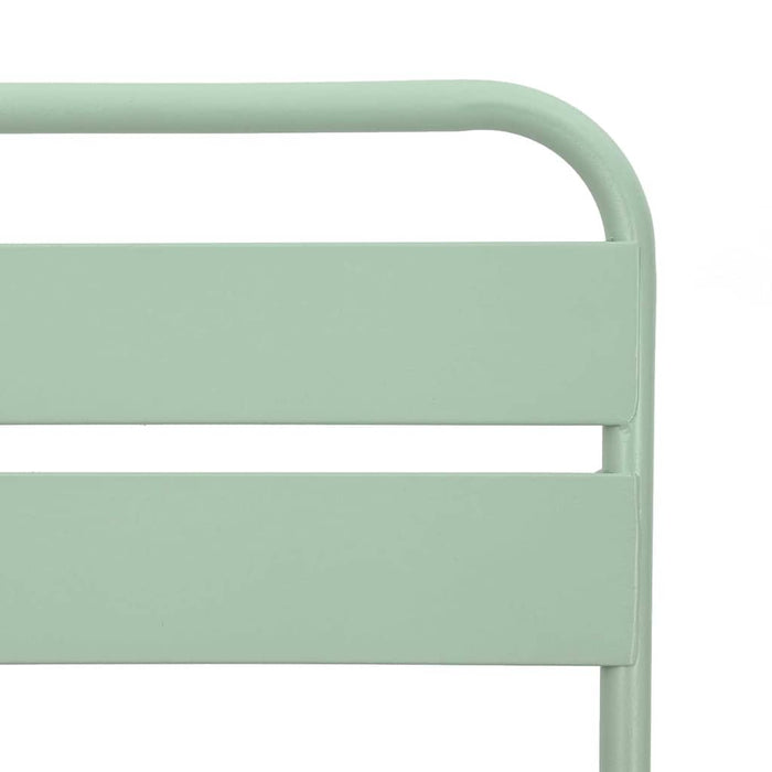 Scaun pliabil pentru grădină 2 pcs Verde 55 x 56.5 x 91cm Oțel - WALTI WALTI