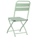 Scaun pliabil pentru grădină 2 pcs Verde 55 x 56.5 x 91cm Oțel - WALTI WALTI