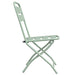 Scaun pliabil pentru grădină 2 pcs Verde 55 x 56.5 x 91cm Oțel - WALTI WALTI