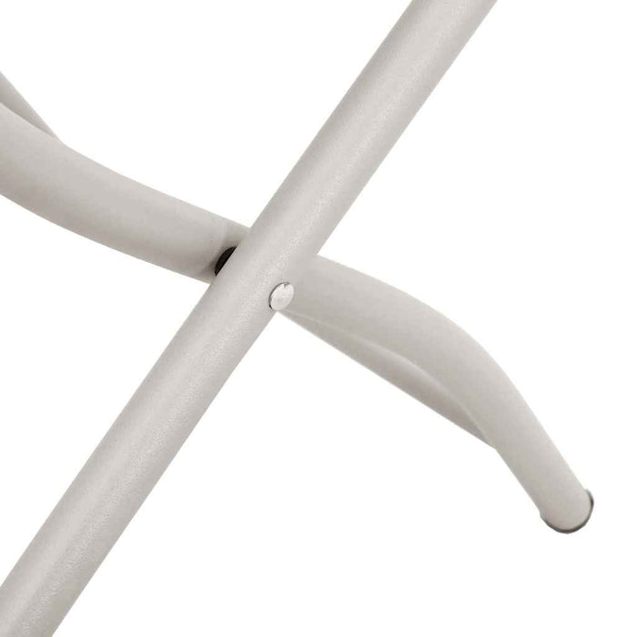 Scaun pliabil pentru grădină 2 pcs Bej 55 x 56.5 x 91cm Oțel - WALTI WALTI