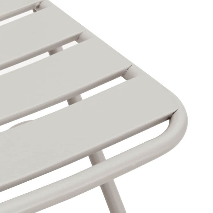 Scaun pliabil pentru grădină 2 pcs Bej 55 x 56.5 x 91cm Oțel - WALTI WALTI